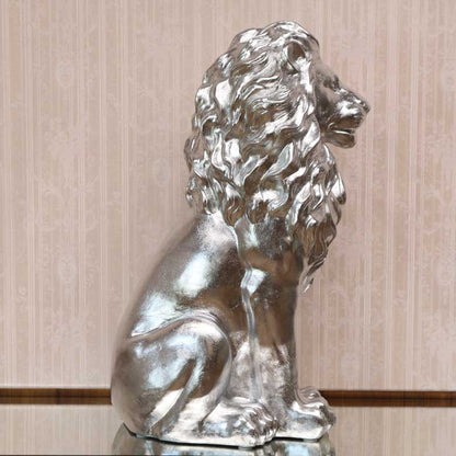 ライオンの置物 オブジェ 座り 風水 縁起物 オーナメント