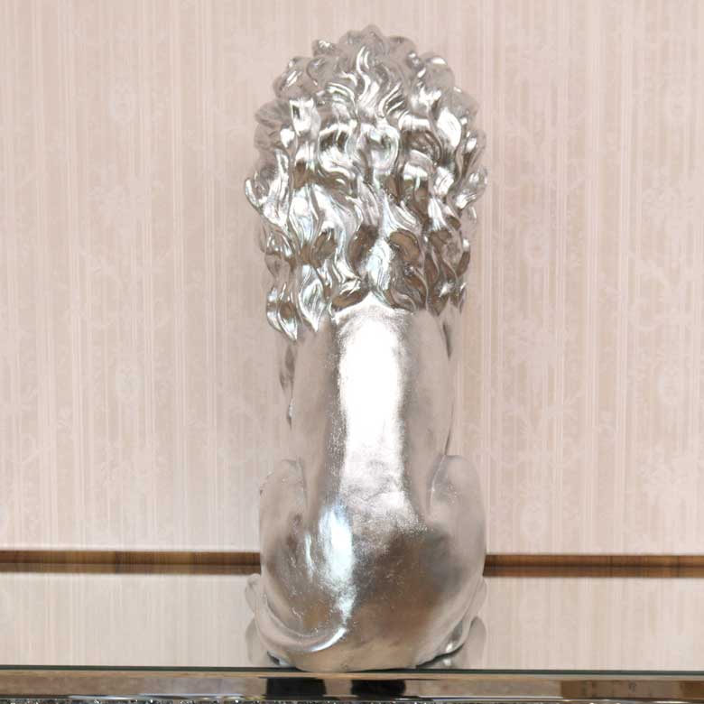 ライオンの置物 オブジェ 座り 風水 縁起物 オーナメント