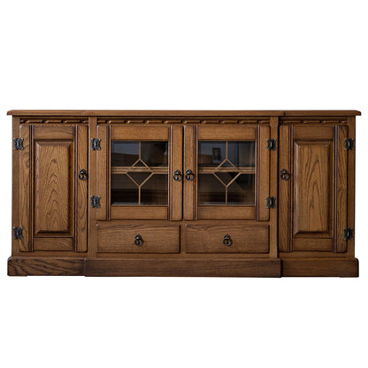 北海道民芸家具 国産家具 サイドボード ローボード キャビネット 引き出し付き W150 厳選素材 Canterbury カンタベリー サイドボード150