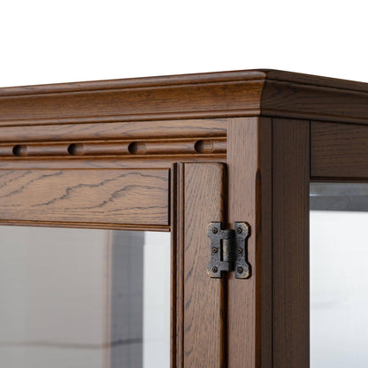 北海道民芸家具 国産家具 キュリオケース キャビネット W50 厳選素材 Canterbury カンタベリー キュリオ50