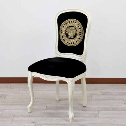 イタリア ダイニングチェア 猫脚 ホワイト メデューサ