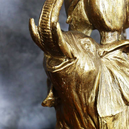 オブジェ 置物 アンティーク オーナメント オブジェ ヴィンテージ 動物 ゾウ サイ ウマ