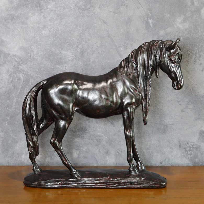 馬のオブジェ 置物 アンティーク オーナメント オブジェ ヴィンテージ 動物 ウマ 風水