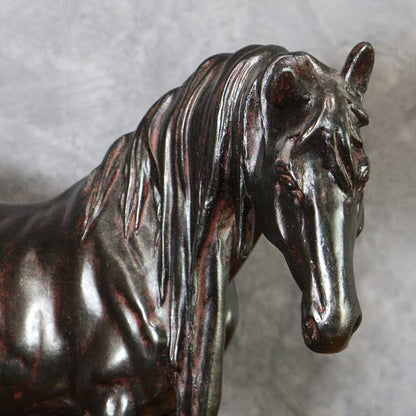 馬のオブジェ 置物 アンティーク オーナメント オブジェ ヴィンテージ 動物 ウマ 風水