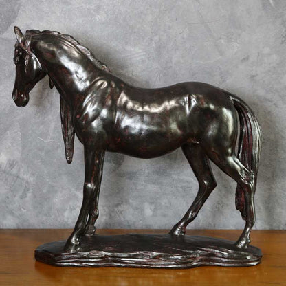 馬のオブジェ 置物 アンティーク オーナメント オブジェ ヴィンテージ 動物 ウマ 風水