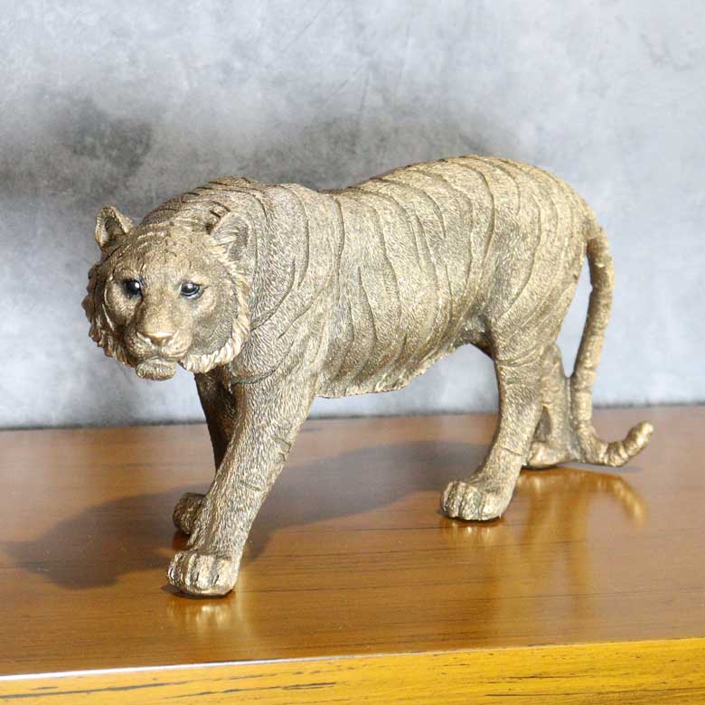 トラのオブジェ 置物 アンティーク オーナメント オブジェ ヴィンテージ