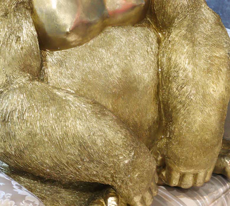 ゴリラ 91cm ゴールド オブジェ 置物 コング リアル 特大 ゴリラ 91cm ゴールド オブジェ 特大 置物 コング オーナメント リアル