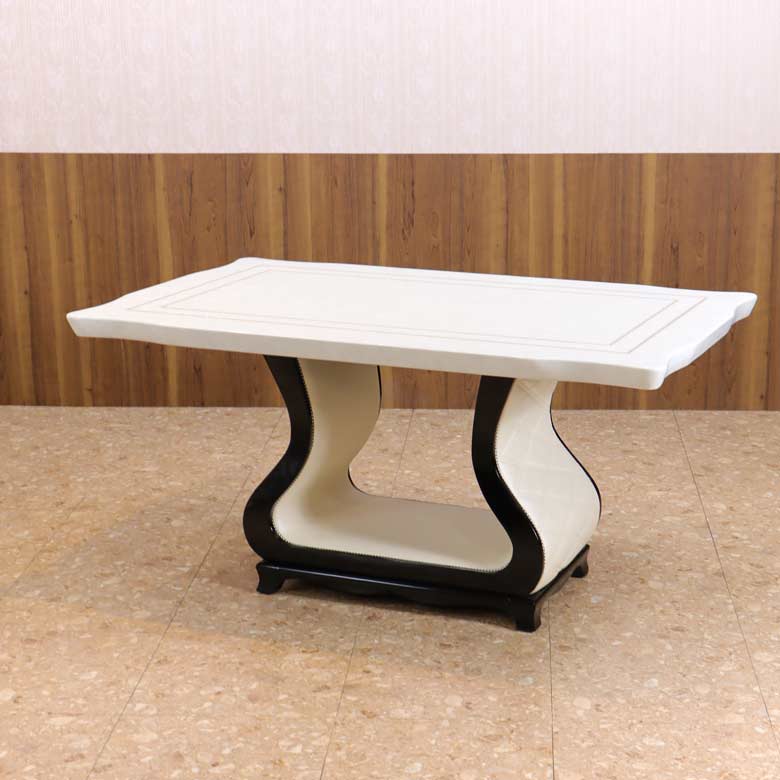 大理石 ダイニングテーブルセット 5点セット 150cm 長方形 4人用 エレガント ダイニングセット 食卓 テーブル 石 ソフィア