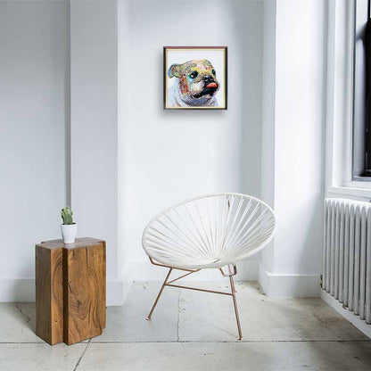 アートフレーム フレンチブルドッグ 41㎝ クリスタルピクチャー ウォールデコ 猫 キャスパー