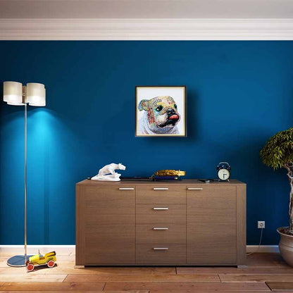 アートフレーム フレンチブルドッグ 41㎝ クリスタルピクチャー ウォールデコ 猫 キャスパー