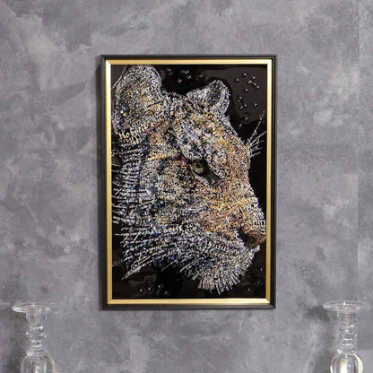 アートフレーム フォントラ タイガー 虎 43cm クリスタルピクチャー ウォールデコ