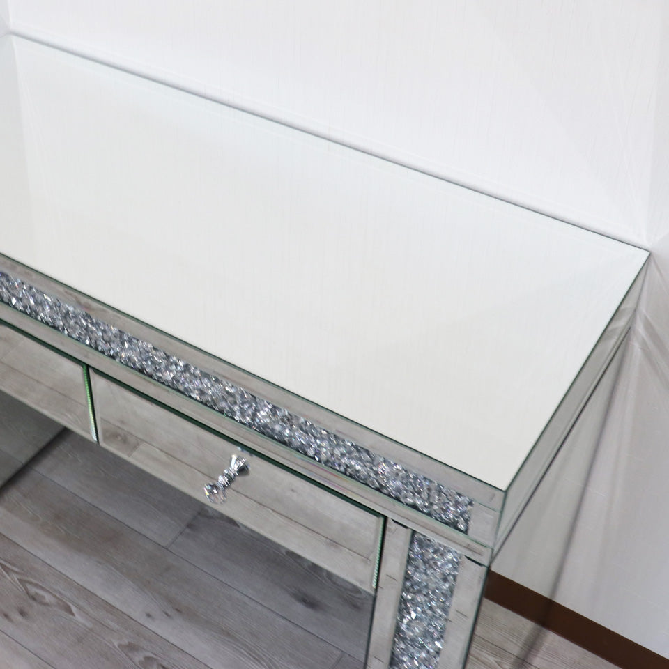 ミラー家具 ドレッサー 3面鏡 スツール 3点セット コスメ