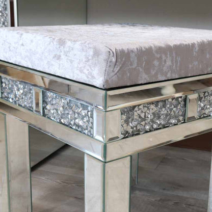 ミラー家具 ドレッサー 3面鏡 スツール 3点セット コスメ