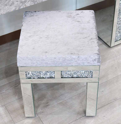 ミラー家具 ドレッサー 3面鏡 スツール 3点セット コスメ