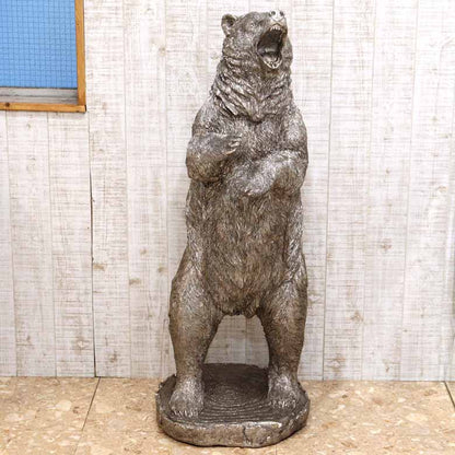 ツキノワグマ シルバー ラグジュアリーオブジェ 熊