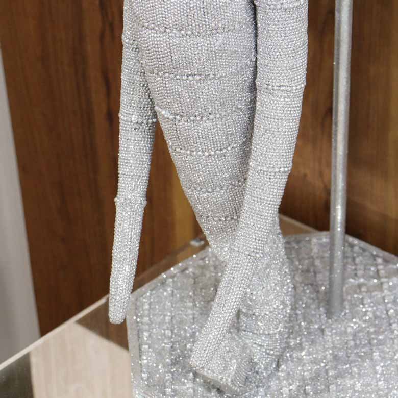 エレファント シルバー ラグジュアリーオブジェ 象 ヘッド