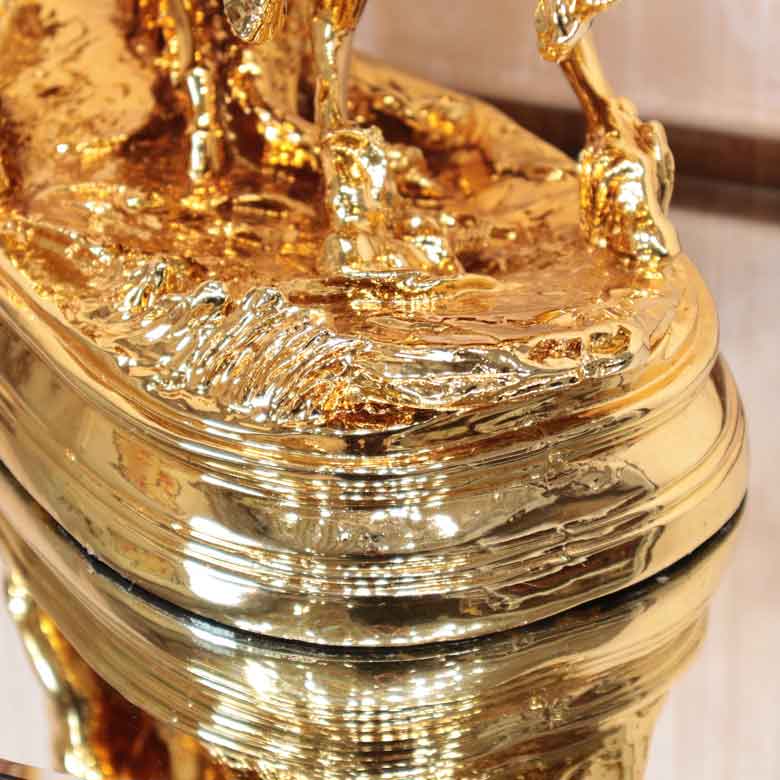 馬の置物 オブジェ ツインホース 風水 縁起物 オーナメント – 輸入家具