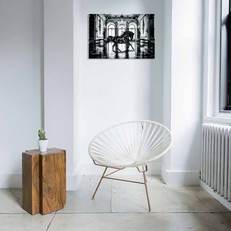 アートフレーム パレスホース クリスタルピクチャー ウォールデコ ラインストーン