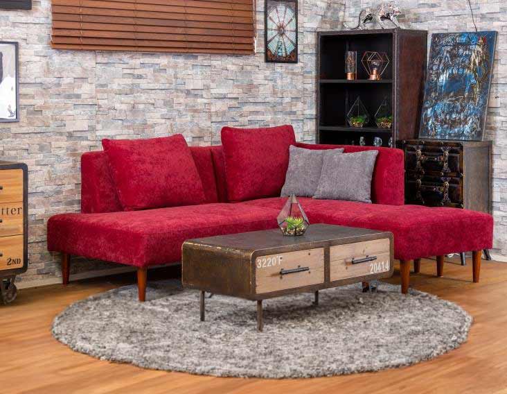 カウチソファ コーナーソファ L型 ベルベット ゆったり 大型 ごろ寝