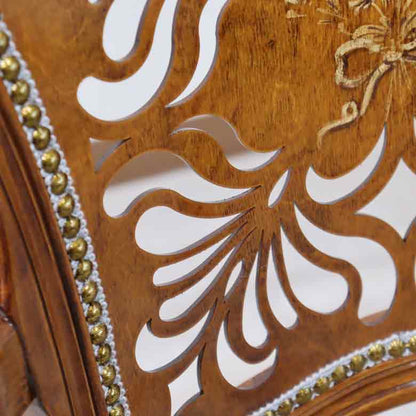 イタリア 一人がけ ソファ 木製 グリーン アームチェア