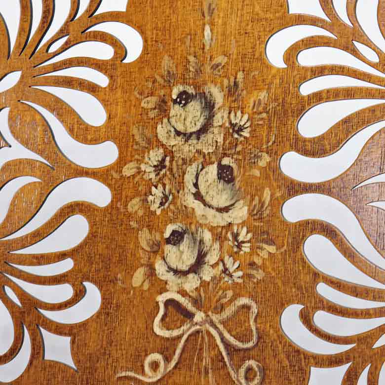 イタリア 二人がけ ソファ 木製 グリーン  サロンソファ