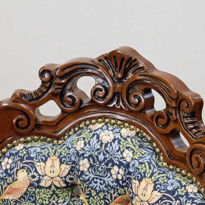 4脚セット イタリア ダイニングチェア いちご泥棒 木製 完成品