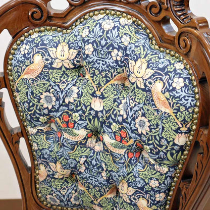 4脚セット イタリア ダイニングチェア いちご泥棒 木製 完成品