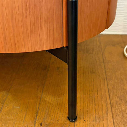 ミッドセンチュリー サイドボード 幅121cm サンキコーポレーション キャビネット リビングボード