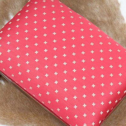 イタリア フットスツール レッド 補助椅子 玄関用 完成品