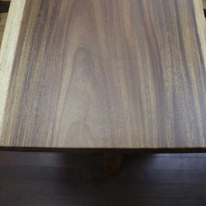 一枚板 テーブル ダイニングテーブル モンキーポッド 180cm  無垢材 座卓 兼用 脚付き