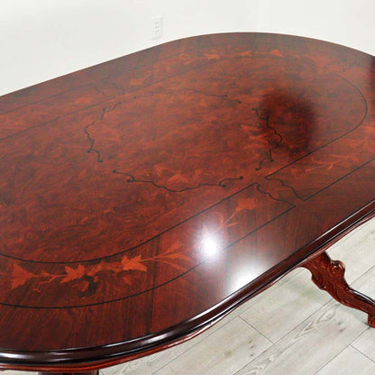 イタリア ダイニングテーブル 150cm幅 4人用 6人用 象嵌 レジーナ