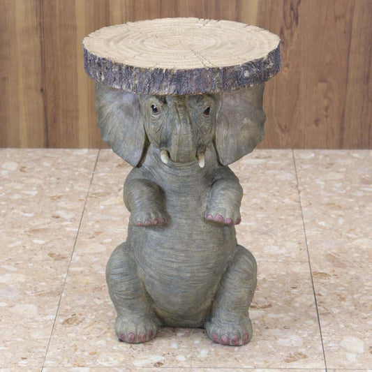 アニマルサイドテーブル エレファント ゾウ フラワースタンド かわいい リアル