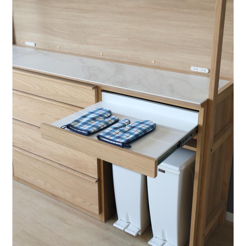 シギヤマ家具 キッチンカウンター 150cm フリーク ダイニングボード 食器棚 FREEK 組み合わせ対応