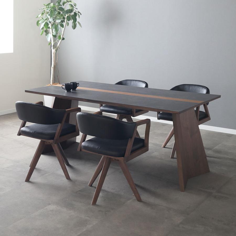 シギヤマ家具 回転式 ダイニングチェア URBANO ウルバノ 天然木使用