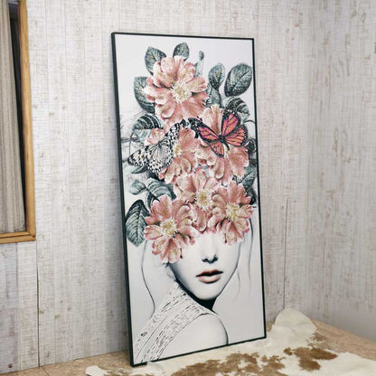 アートフレーム バタフライ 180cm 水晶絵 ウォールデコ