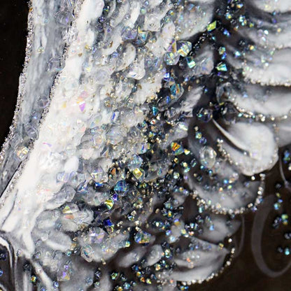 アートフレーム 天使 160cm 水晶絵 ウォールデコ