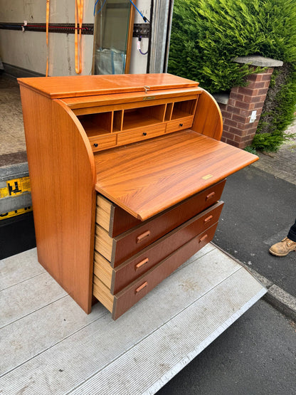 ＜入荷前先行予約＞ ビューロ ロールデスク デンマーク チーク ヴィンテージ ミッドセンチュリー