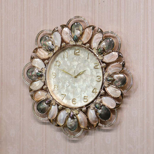 シェル時計 掛時計 貝殻 ウォールクロック グラムスタイル