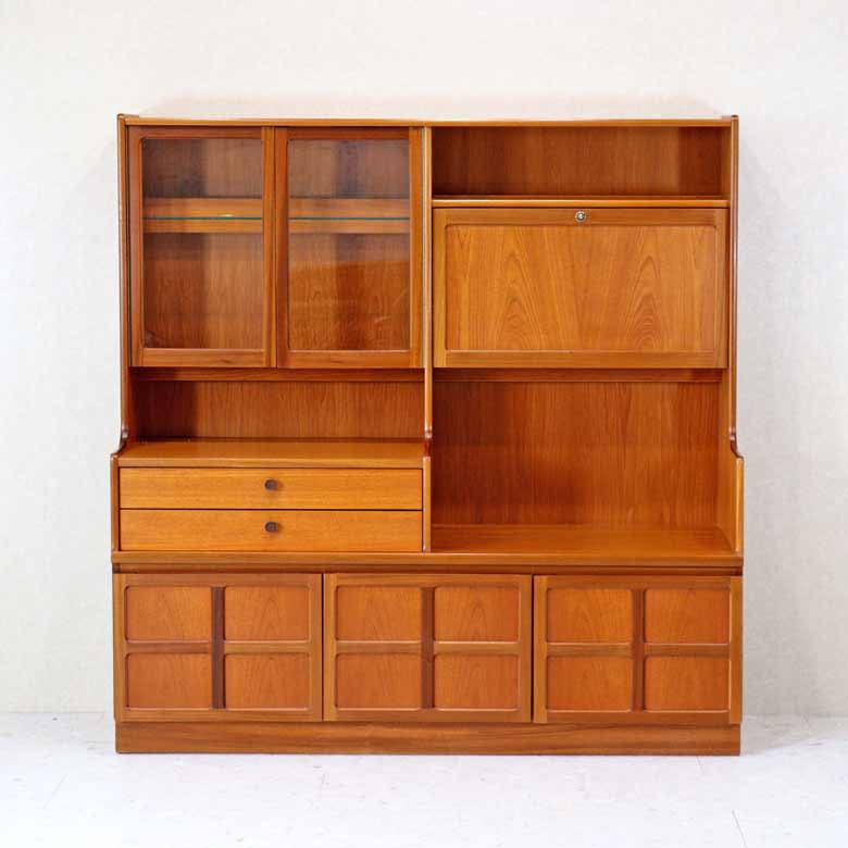 キャビネット ネイサン カップボード イギリス チーク 完成品 NATHAN Parker Knoll ミッドセンチュリー 北欧 ヴィンテージ