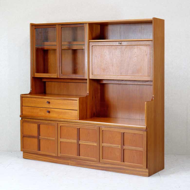 キャビネット ネイサン カップボード イギリス チーク 完成品 NATHAN Parker Knoll ミッドセンチュリー 北欧 ヴィンテージ