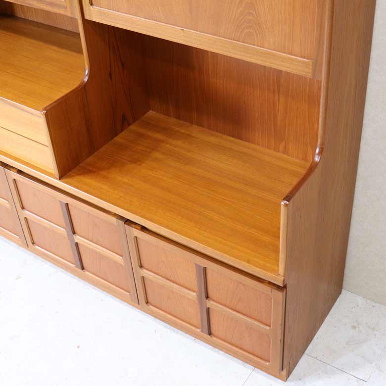 キャビネット ネイサン カップボード イギリス チーク 完成品 NATHAN Parker Knoll ミッドセンチュリー 北欧 ヴィンテージ