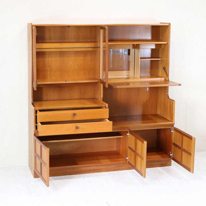 キャビネット ネイサン カップボード イギリス チーク 完成品 NATHAN Parker Knoll ミッドセンチュリー 北欧 ヴィンテージ