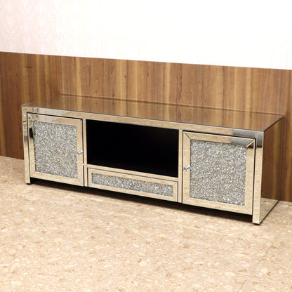 ガレージセール ミラー家具 テレビボード 180cm ローボード テレビ台 クリスタル