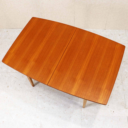 エクステンション ダイニングテーブル 伸長式 1960s チーク ミッドセンチュリー 北欧スタイル