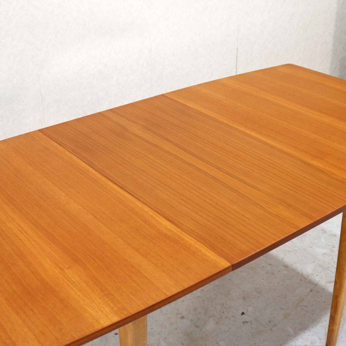エクステンション ダイニングテーブル 伸長式 1960s チーク ミッドセンチュリー 北欧スタイル