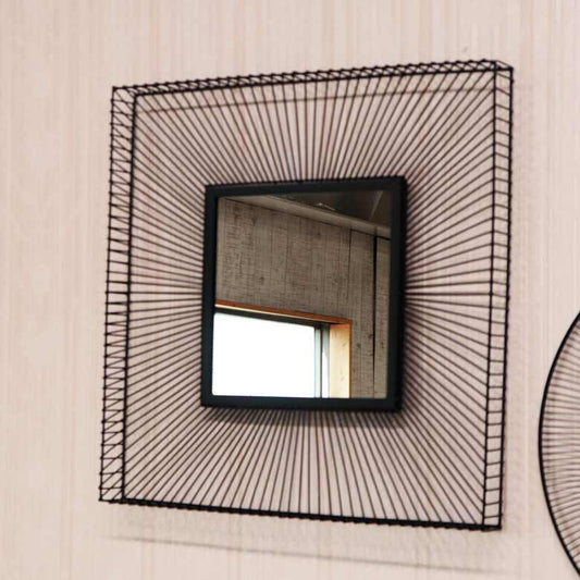 ミラー 壁掛け スクエア 鏡 アンティーク モダン ヴィンテージ おしゃれ