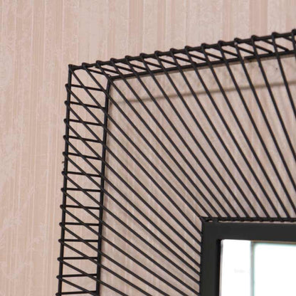 ミラー 壁掛け スクエア 鏡 アンティーク モダン ヴィンテージ おしゃれ