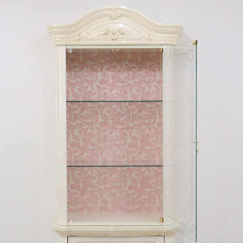 サルタレッリ アマルフィ 1ドアキャビネット アイボリー カップボード サイドボード