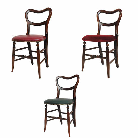 ダイニングチェア マホガニー 猫脚 完成品 バルーンチェア