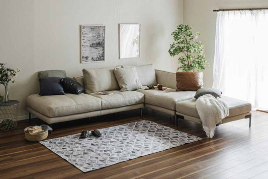 総革張り ソファーセット L型 カウチ 本革 ソファー CORIUM イタリア革 セミアリニン 掃除ロボット対応